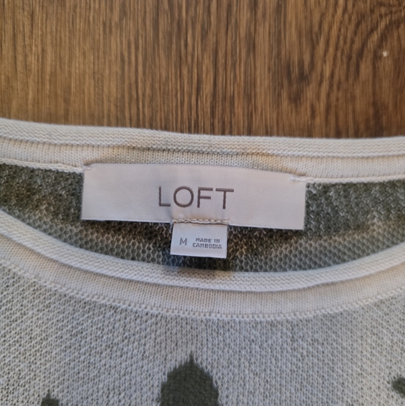 LOFT leaf Patterned Tunic - Picture 2 of 7